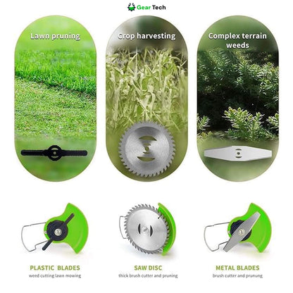 Easy Cut Wireless Lawn Trimmer for Garden Borders