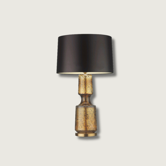 Sleek Metal and Glass Desk Lamp - Fesara