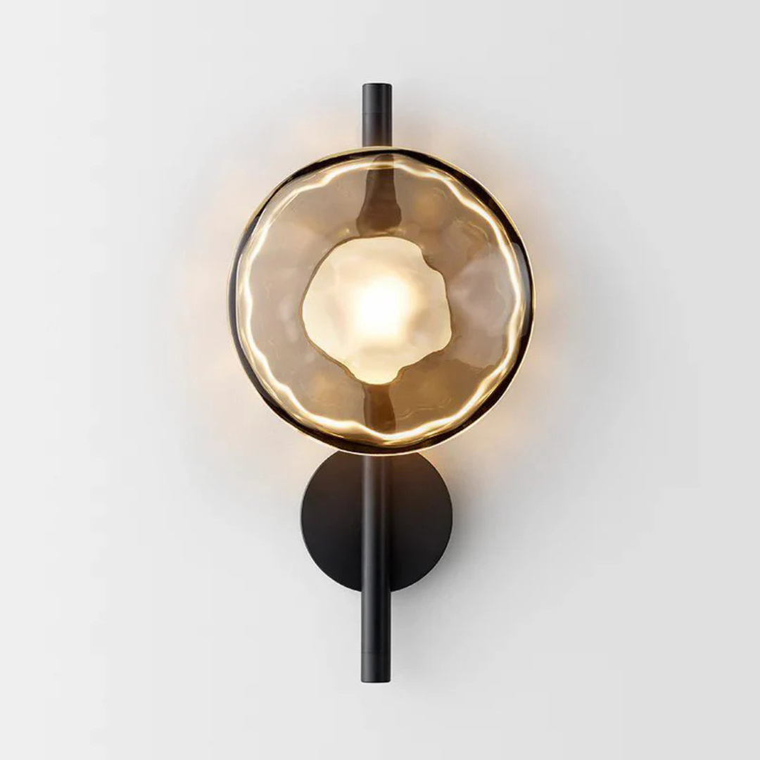 Elegant Glass Panel Wall Light
