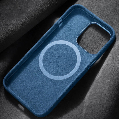 Premium Leather Magnetic iPhone Phone Case