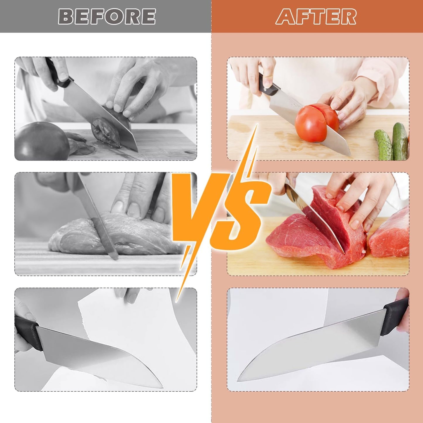 Easy Use Diamond Knife Sharpener - Compact Sharpening Tool