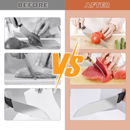 Easy Use Diamond Knife Sharpener - Compact Sharpening Tool