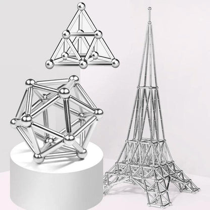 Magnetic Building Blocks Set for Kids DIY Creativity