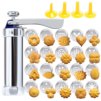 Deluxe Cookie Maker Kit with 20 Discs & 4 Tips - Fesara