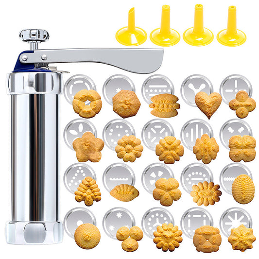 Deluxe Cookie Maker Kit with 20 Discs & 4 Tips - Fesara