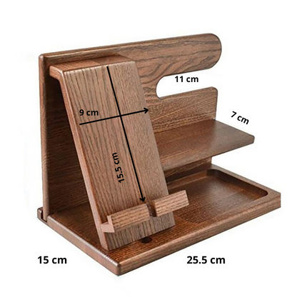 Natural Wood Phone Stand and Holder