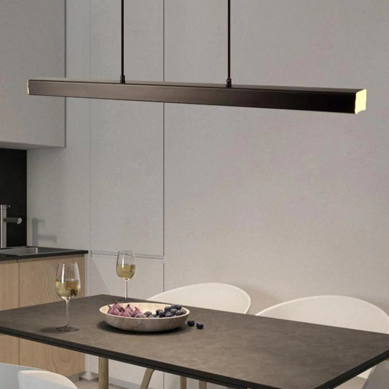 Sleek Adjustable LED Pendant Ceiling Light Fixture