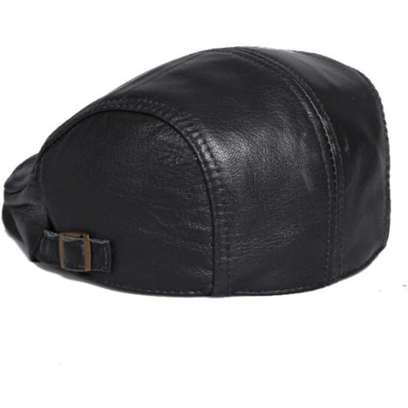 Vintage Style Leather Hat