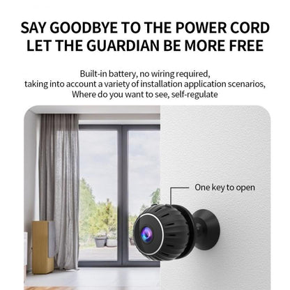 Compact Wi-Fi Motion Alert Night Vision Security Cam