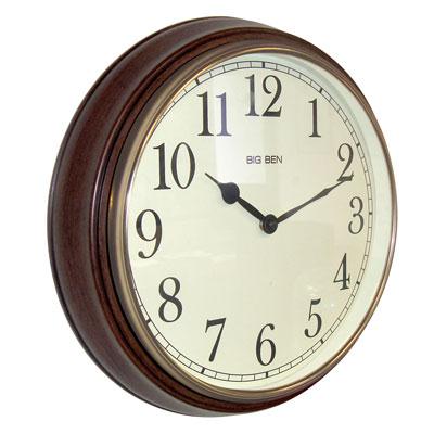 Traditional Wooden Round Wall Clock