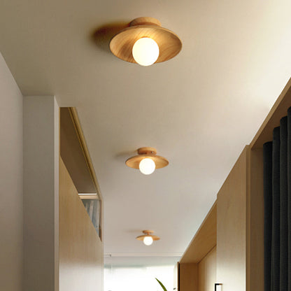 Rustic Wood Ceiling Light Fixture