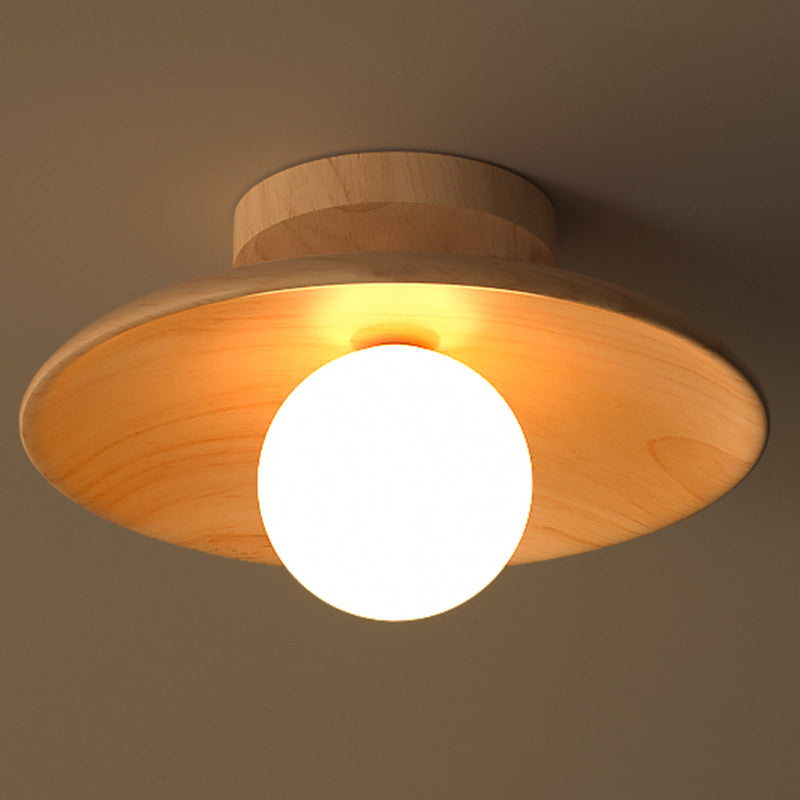 Rustic Wood Ceiling Light Fixture