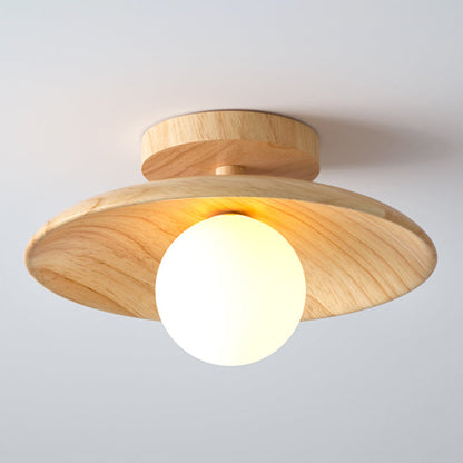 Rustic Wood Ceiling Light Fixture