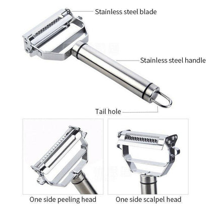 Premium Metal 3-in-1 Veggie Slicer