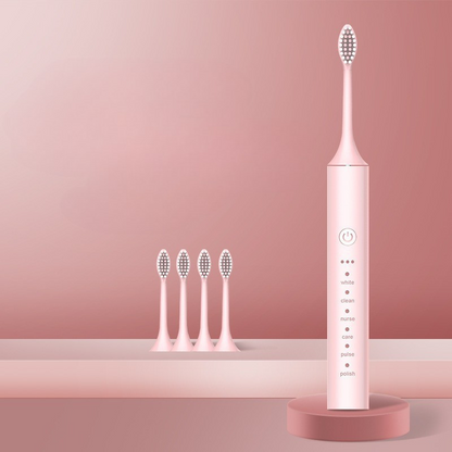 Electric Toothbrush with Replaceable Heads