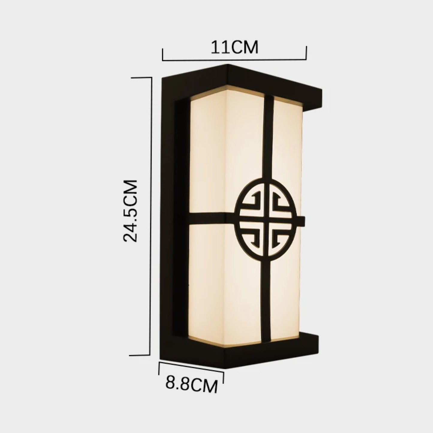 Bright Waterproof Outdoor LED Wall Light with Motion Sensor