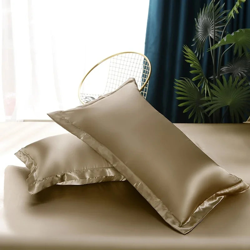 Soft Silk Bedding Set - Elegant Satin Sheets