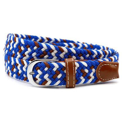 Elastic Woven Leather Belt
