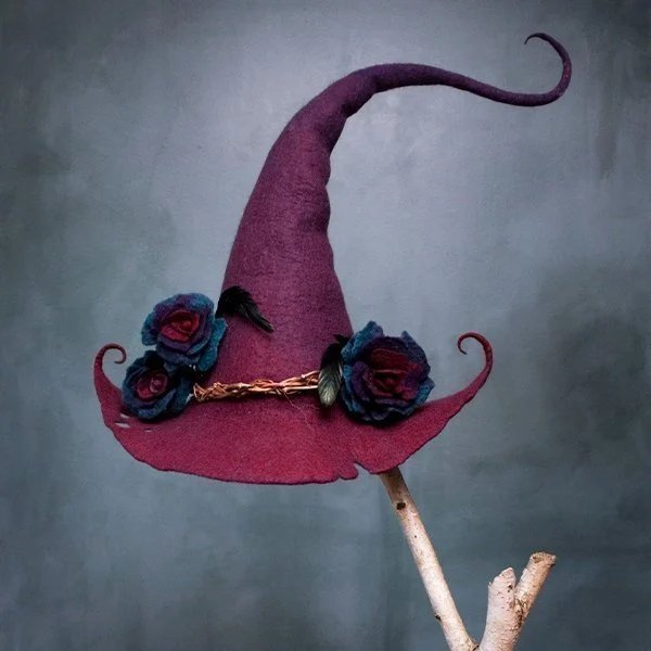 Spooky Black Witch Hat
