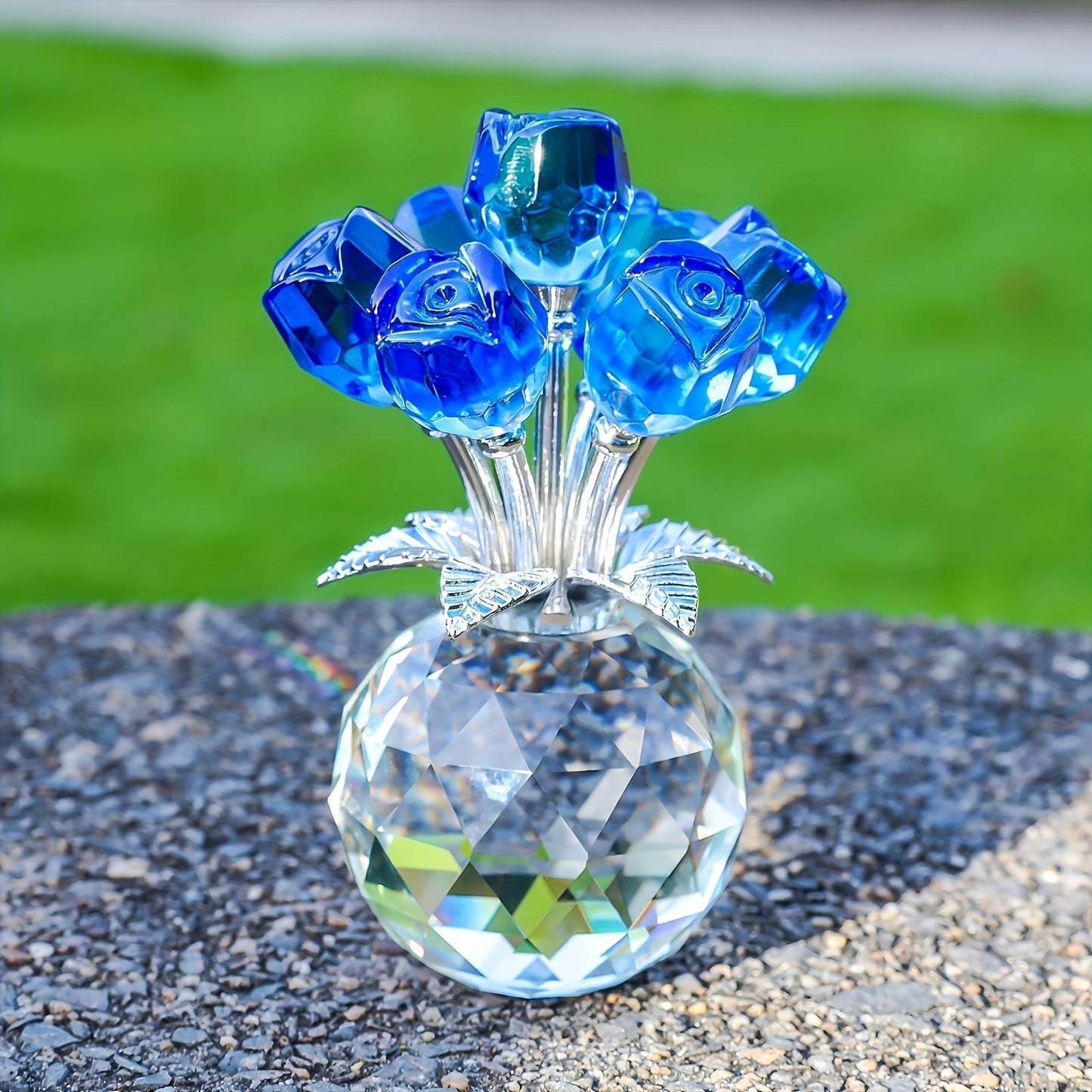 Beautiful Crystal Rose Flower Arrangement
