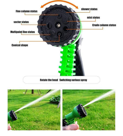 Flexible Expandable Water Hose Spray Nozzle