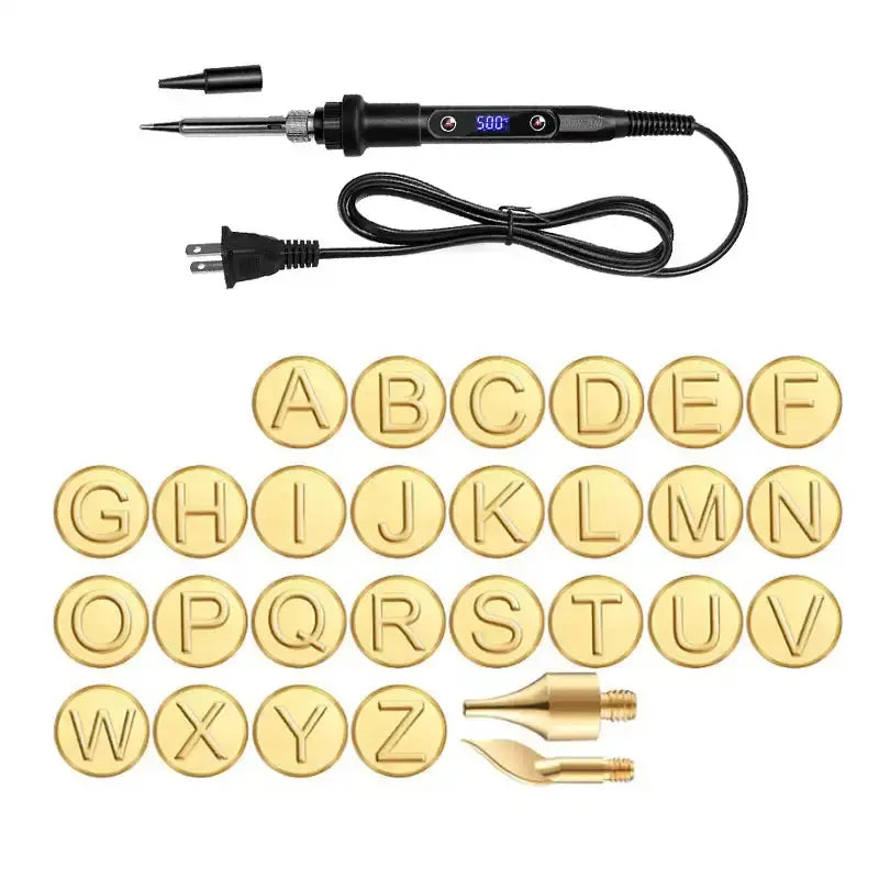 Personalized Metal Stamping Kit for Wood and Leather Crafting - Fesara