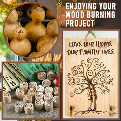 Personalized Metal Stamping Kit for Wood and Leather Crafting