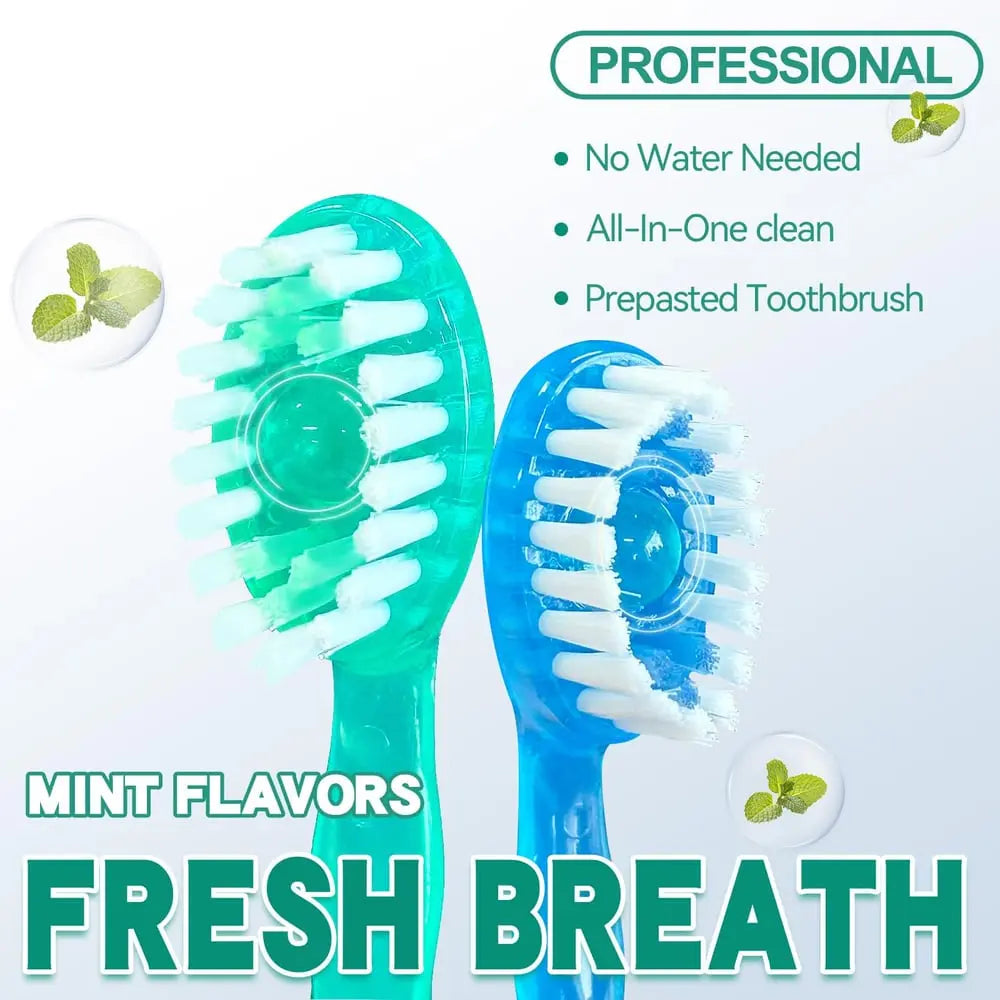 Portable 5-in-1 Travel Toothbrush Kit