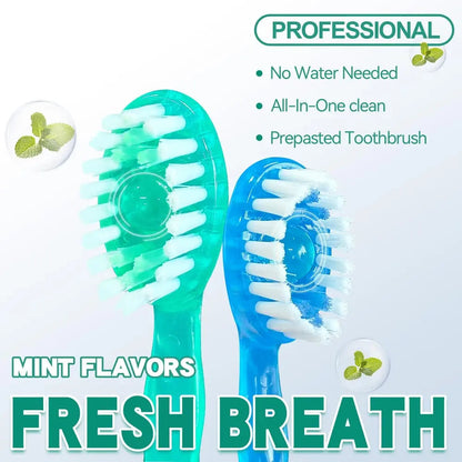 Portable 5-in-1 Travel Toothbrush Kit