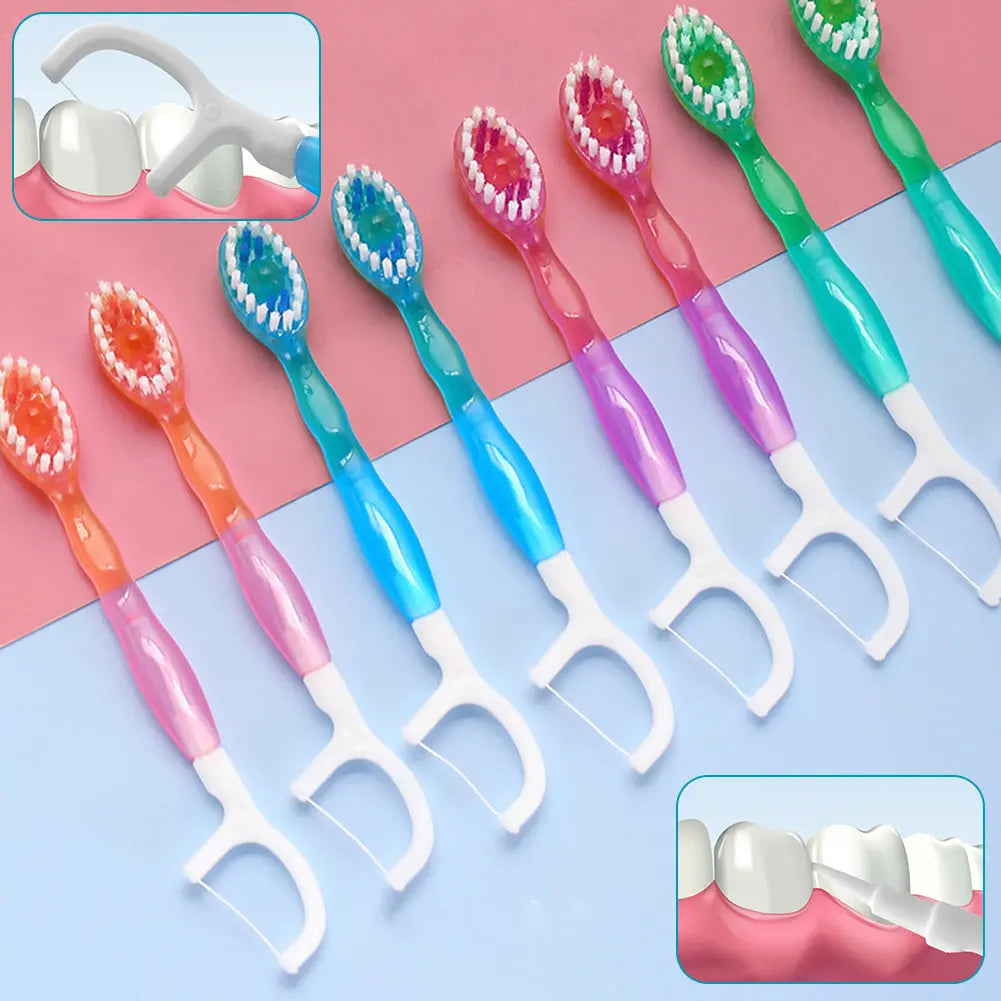 Portable 5-in-1 Travel Toothbrush Kit