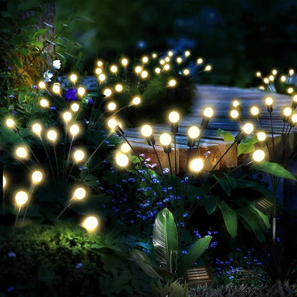 Fesara Solar String Lights (8 Pack) Outdoor Fairy Lights