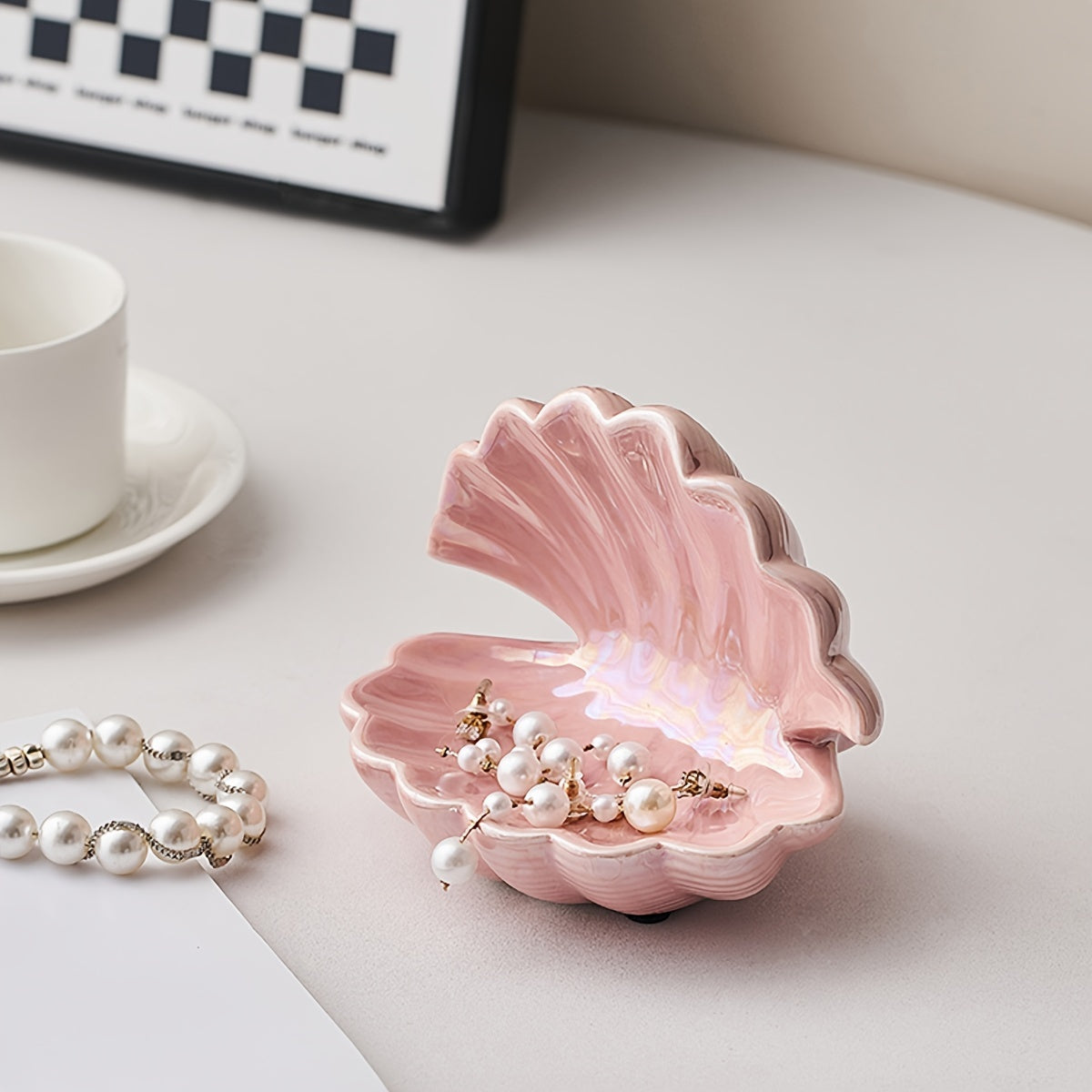 Beautiful Ceramic Trinket Dish for Home Decor - Fesara