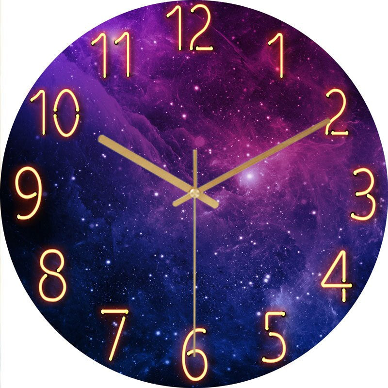 Modern Slim Large Wall Clock