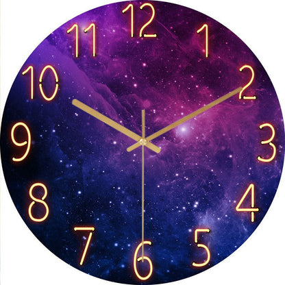 Modern Slim Large Wall Clock