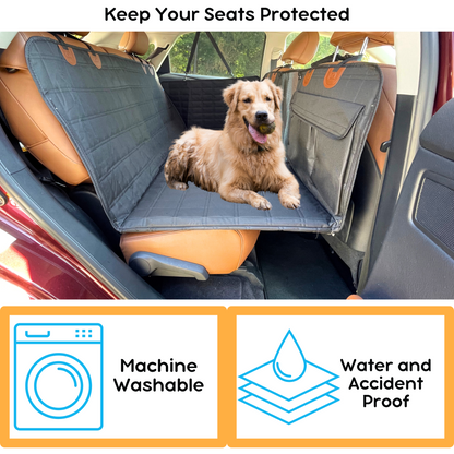 Pet Car Back Seat Extender with Door Protectors