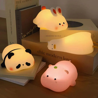 Soft LED Bedside Table Lamp with Dimmer and Timer - Fesara