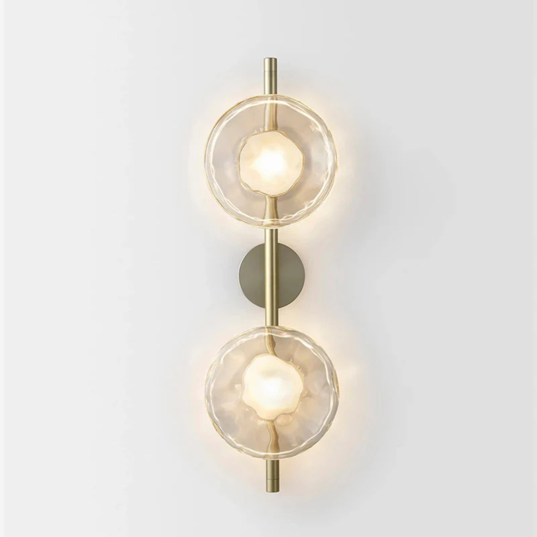 Elegant Glass Panel Wall Light