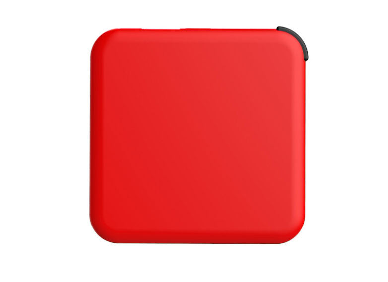 Compact Portable Solar Charger with Hidden Cable