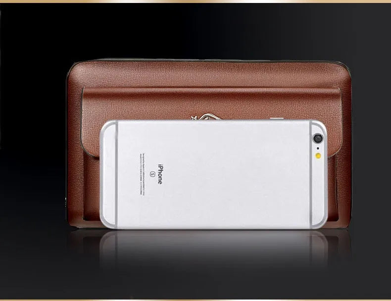 Classic Leather Clutch Wallet for Men