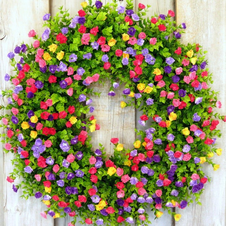 Beautiful Floral Wreath for Front Door