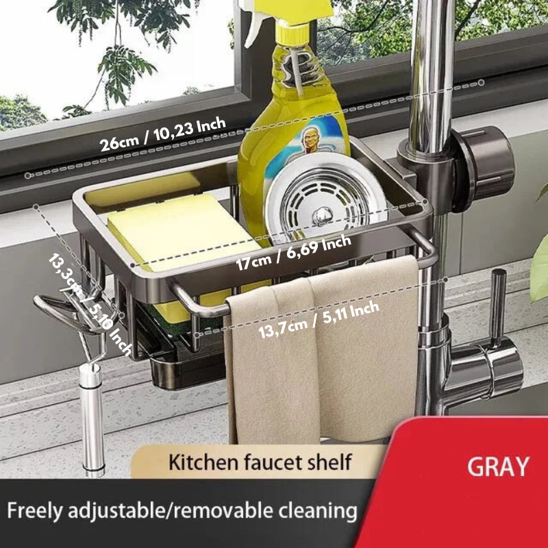 Easy Clean Kitchen Organizer Rack