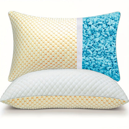 Cool Gel Memory Foam Pillow with Breathable Bamboo Cover