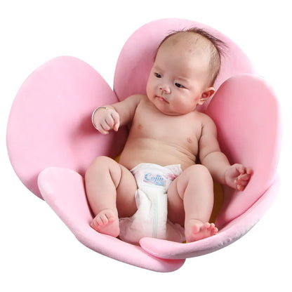 Soft Floral Baby Bath Support Cushion