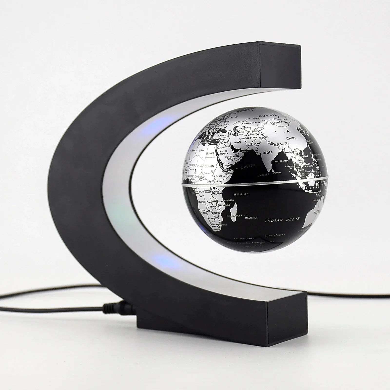 Spinning Globe Lamp with Floating Motion Effect - Fesara