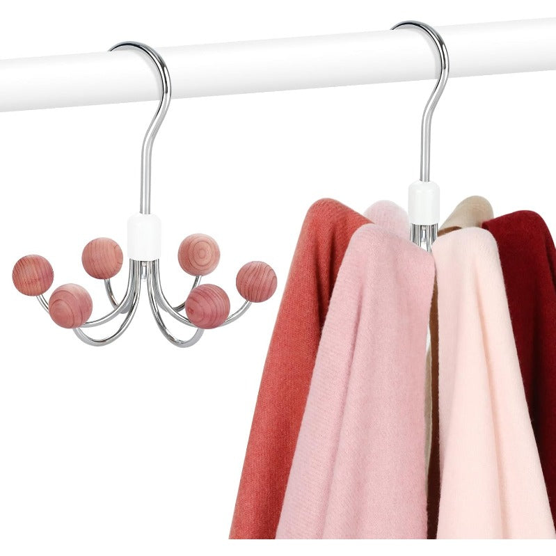 Rotating Closet Organizer for Handbags & Hoodies