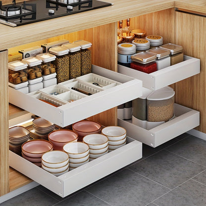 Compact Kitchen Slide Out Storage Shelf - Fesara