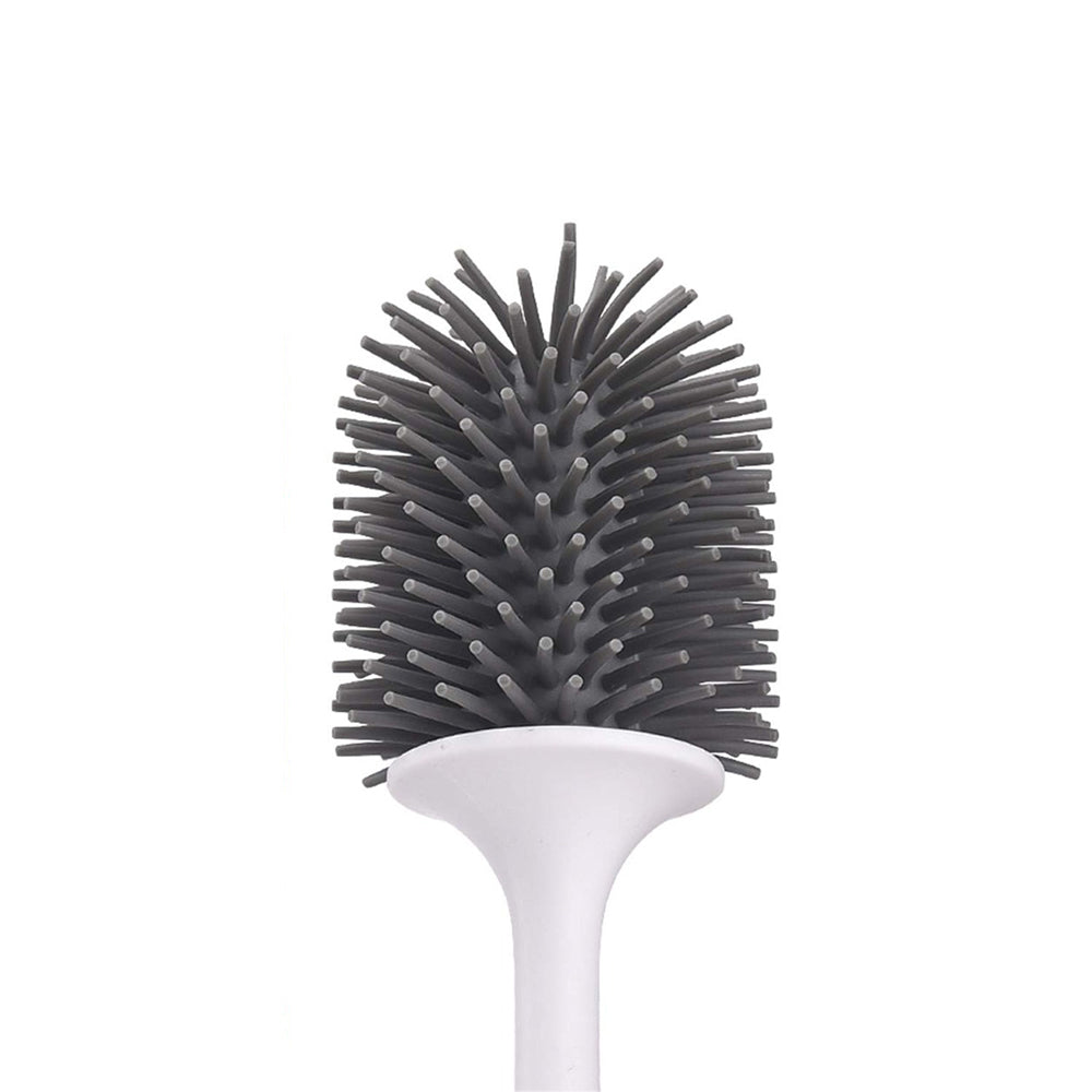 Soft Grip Toilet Brush with Storage Holder