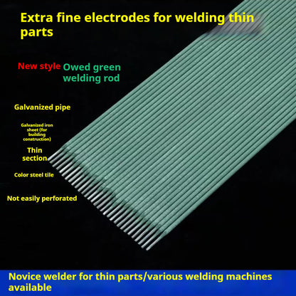 Premium Green Welding Rod - Thin Electrode for Metal
