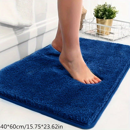 Plush Bathroom Mat - Ultra Soft Non Slip Bath Rug
