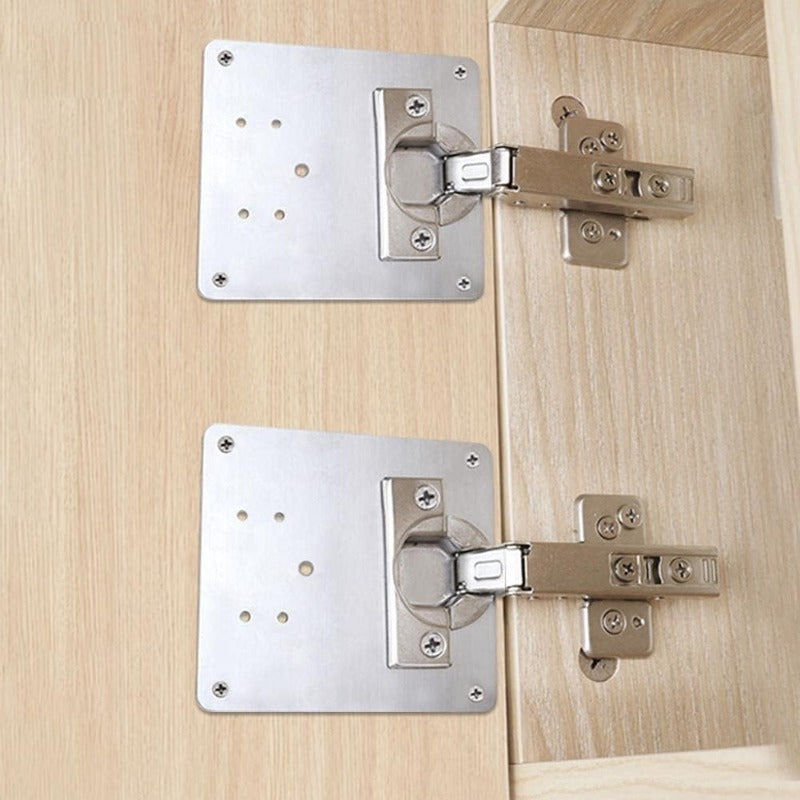 Easy Fix Cabinet Hinge Replacement Kit Stainless Steel - Fesara